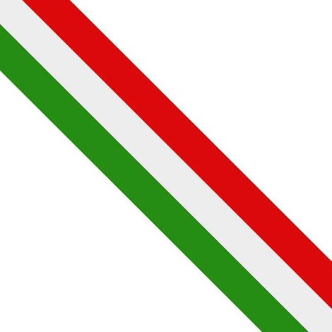 Italian Flag 3" x 118" (7.5cm x 300cm) Vinyl Sticker (1/5)