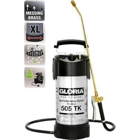 Gloria Haus und Garten 000506.2701 505 TK Profiline Pulvérisateur 5 l