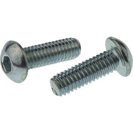 Vis à six pans creux, M4 x 12mm, tête Vis bombée à tête creuse hexagonale, en Acier ( Prix pour Boîte de 100 )