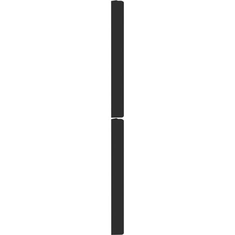 Poignée longue New Anco - Anconetti - Pour meubles à portes - Noir mat