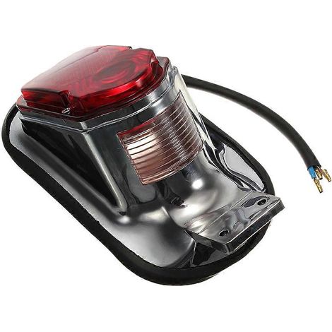 Support universel pour feu arrière de moto (clignotant, feu stop, feu arrière) pour choppers (1/4)