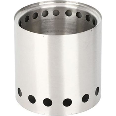 Poêle À Bois - Acier Inoxydable - Portable Pliable Pour Camping Randonnée Pique-nique - 12,4 x 12,4 x 18 cm - 1 Pièce (1/4)