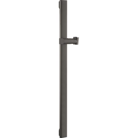 Barra soporte mango ducha desliz. cuadrada Drava black gun metal [ IMEX® ]