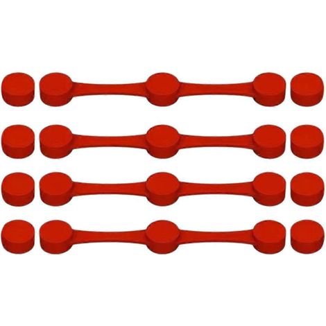4 attaches magnétiques en silicone pour friteuse à air, pour maintenir le papier sulfurisé en place, attaches jetables