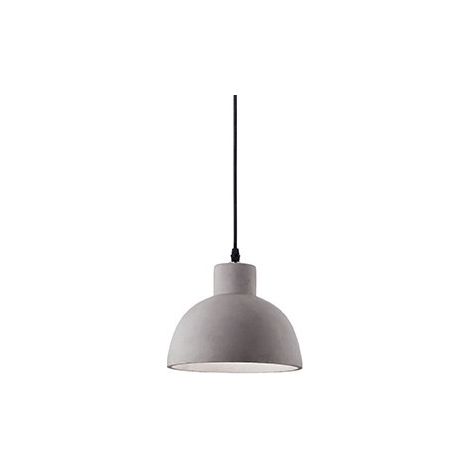Ideal Lux Oil - 1 Light Dome Deckenanhänger Zementgrau, E27 (1/2)