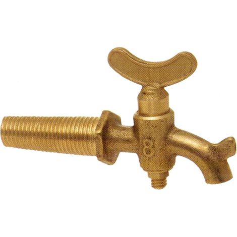 Rubinetto per botti in ottone senza portalucchetto - Misura 8