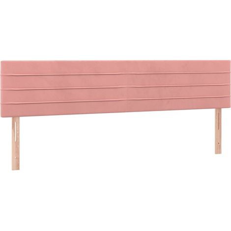 Têtes de lit Rose 180x5x78/88 cm Velours (1/5)