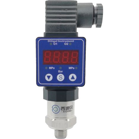 Transmetteur de pression (0-300 bar) avec affichage LED G1/4 12-36 V 4-20 mA en acier inoxydable (en option) - Capteurs pour véhicules (1/2)