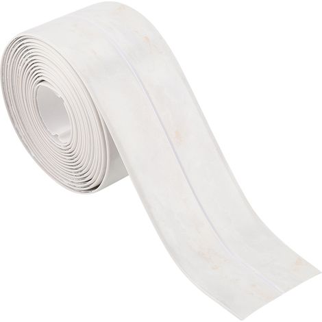 Bande D'étanchéité Auto-adhésive - En Pvc Souple Imperméable - Pour Cuisine Salle De Bain Évier - 5cm X 260cm (1/5)
