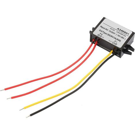 Convertisseur abaisseur CA 12V / 24V à CC 5V Module d'alimentation abaisseur AC-DC (1A) (1/5)