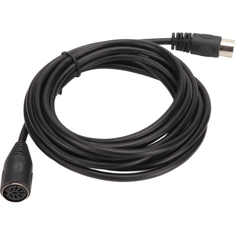 Câble d'extension audio DIN 8 broches mâle-femelle 3m pour système microphone et haut-parleurs (1/5)
