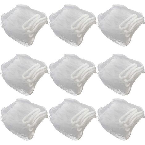 300 Stück Küchenspülen-Filternetze, Waschbecken-Siebnetz, Anti-Verstopfungsfilter-9x9cm-White (1/3)