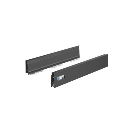 Profil innotech atira hauteur 70 anthracite - Longueur : 620 mm - Sens : Droite - HETTICH