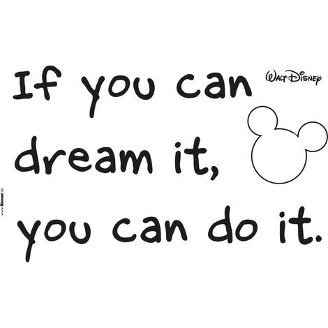 Stickers citation Walt Disney -You Can Do it- (1/3)