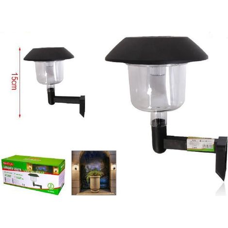 Trade Shop - LAMPADA ANWENDUNG VON SOLAR ENERGIE VON PARETE LED 15 CM EXTERNALS 2003000 - (1/2)