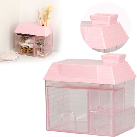 Boîte de rangement transparente en plastique pour photocards et petites cartes, idéale pour organiser votre collection. Boîte de rangement de bureau ou boîte à papeterie. (1/4)