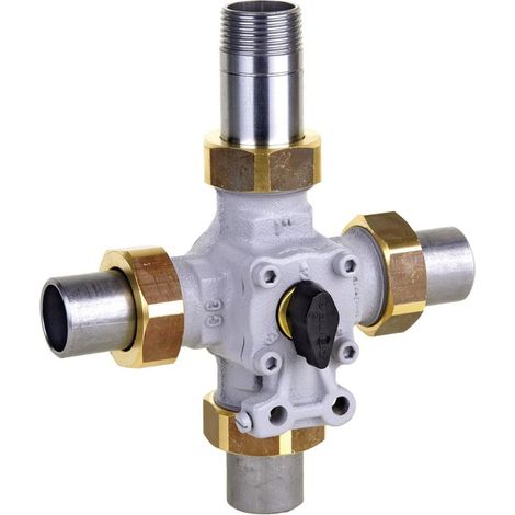 Resideo Miscelatore compatto a quattro vie ZRK GG 20, grigio, PN 6 DN 32, ZRK32