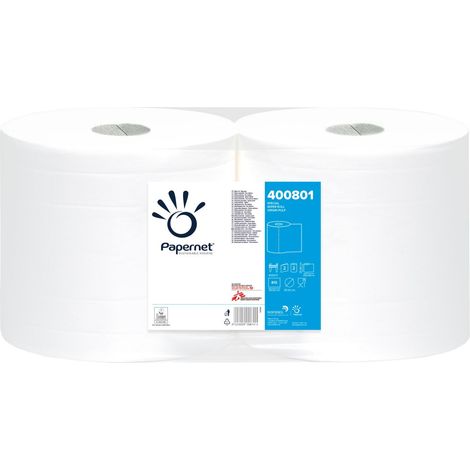 Papernet 400801 serviette en papier 815 feuilles Cellulose Blanc 293,4 m