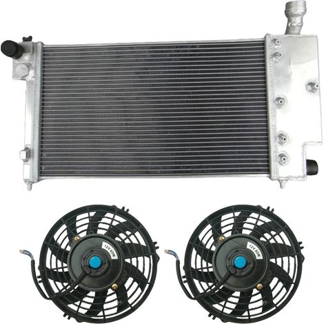 Radiador, material de aluminio, rendimiento de refrigeración mejorado, instalación directa, diseño ligero, compatible con Peugeot 106 GTI y Citroën Saxo VTR. (1/5)