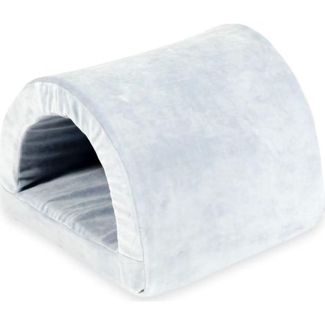 Puente para zona de juegos de espuma, terciopelo suave, gris claro (1/5)