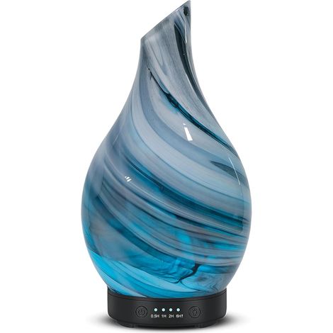 Diffuseur d'huiles essentielles Diffuseur d'air électrique Humidificateur pour huiles essentielles Diffuseur d'arôme à ultrasons 150 ML Arrêt Automatique pour Bureau à Domicile Spa (1/5)