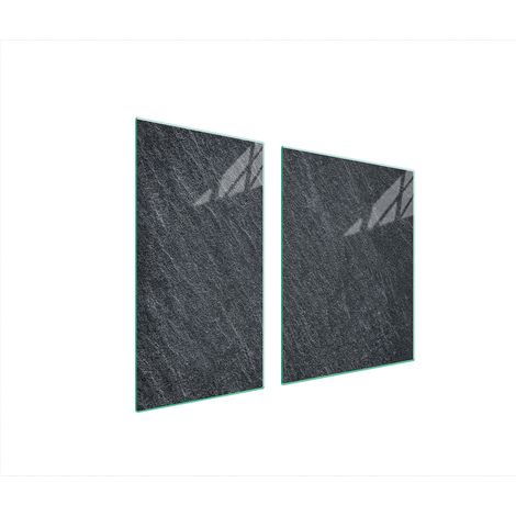 PLACA PROTECTORA DE VIDRIO PARA ESTUFA 90x52 PIZARRA (1/5)