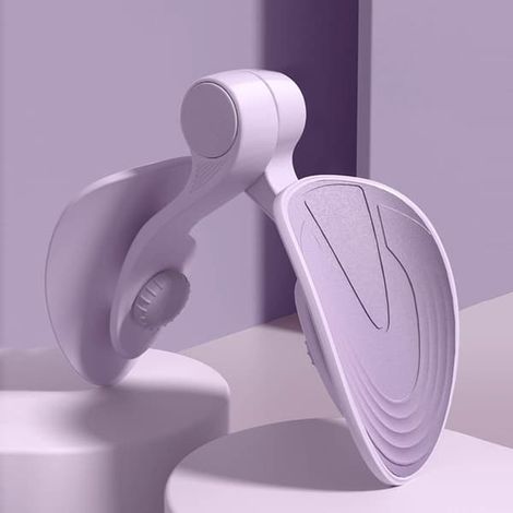 [KK] Appareil de musculation des adducteurs et du plancher pelvien pour femmes et hommes, machine professionnelle de musculation des cuisses [jia] Modèle de base violet (1/5)