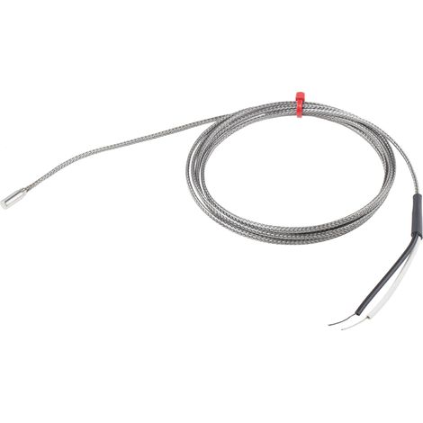 Thermocouple type J Ø 4.76mm, L 13mm, +350°C max à Câble ( Prix pour 1 )