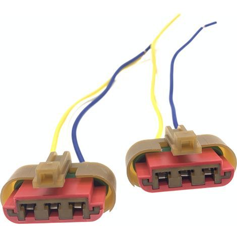 Compatible avec les anciens modèles Ford Mondeo : connecteur de faisceau de résistance du ventilateur de refroidissement électronique du radiateur, connecteur de faisceau de ventilateur électronique (1/4)