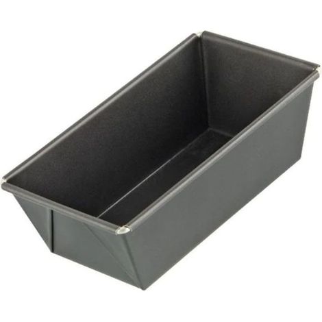 Zenker Mini Size Stampo per Plumcake 20,5x11,5x7cm forma squadrata in Carbon Steel con Rivestimento Antiaderente 20,5x11,5x7 cm Linea Special Mini, Colore Nero