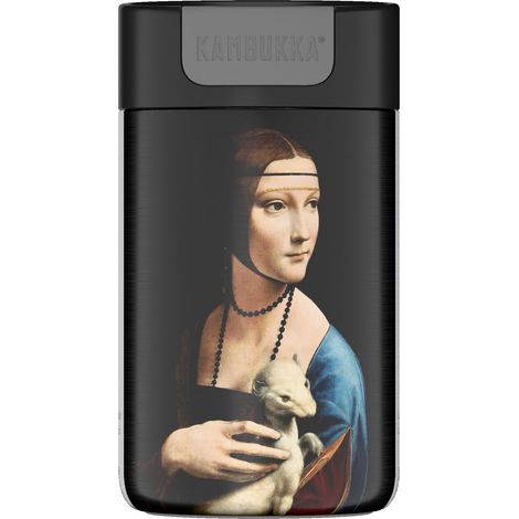 Tazza termica da 300 ml con la Dama dell'Olimpo Kambuka e un ermellino. (1/5)