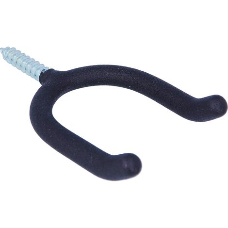 Crochet pour Accrocher Outils - Support Mural en Acier Antidérapant - Capacité de Charge 25 kg - pour Vélos et Jardin - Installation Facile (1/5)