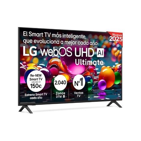139,7 cm/55 (3840×2160) LG 55UA75006LA 16:9 LED 60Hz a7 Gen8 4K HDMI×3 USB×2 WiFi webOS Black