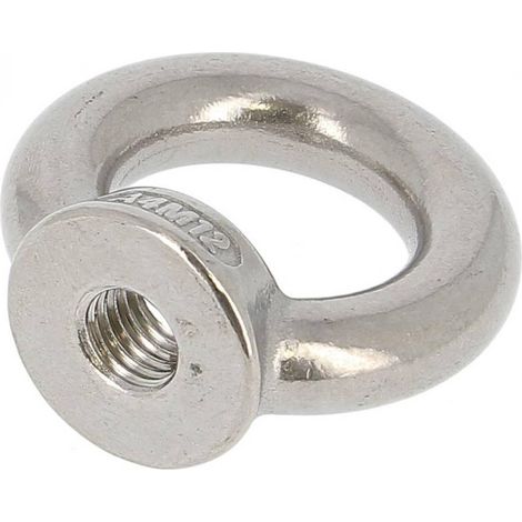 10 Ecrous à Anneau 30 mm - TYPE DIN 582 - UNI 2948 - Inox A4 - D-Work