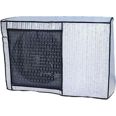 (Open, 100 x 42 x 79 cm) Aluminum Foil Outdoor Air Conditioner Dust Cover (1/4)