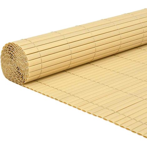Recinzione da Giardino Bifacciale Gialla 1,8x5 m in PVC vidaXL