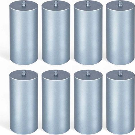 Accessoire de rehausseur de graveur laser, repose-pied surélevé de 60 mm de hauteur pour machine de gravure et de découpe laser Swiitol Mode E6 PRO\E18 PRO\E24 PRO et A6 PRO\A12 PRO\A24 PRO, 8 pièces