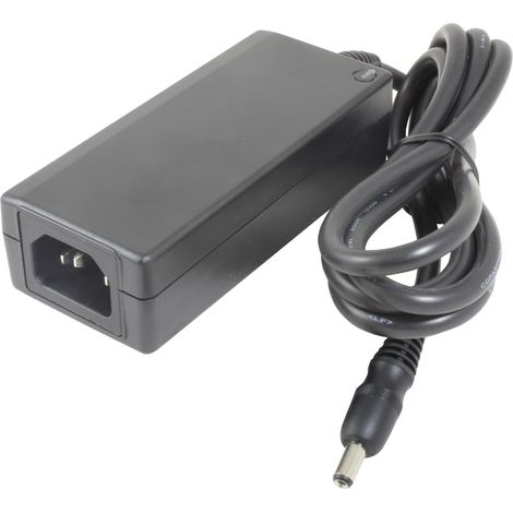 Alimentation de bureau 63W sortie 12V c.c. Maximum of 5.25A, entrée C14 80 275 V c.a. ( Prix pour 1 )