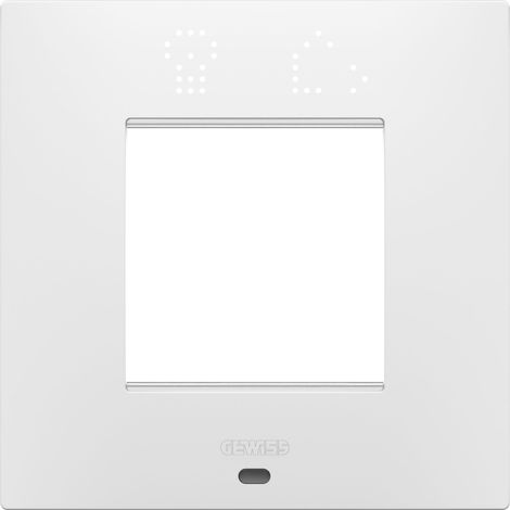 PLAQUE EGO SMART 2P BLANC SATIN GEWISS GW16022SPW