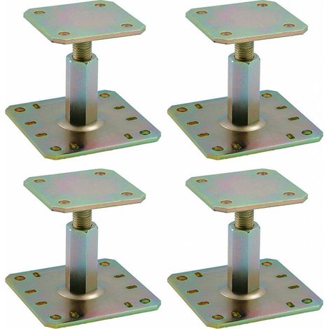 Lot de 4 Pieds de poteau réglables APRN100/150 SIMPSON