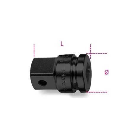 Douille machine 3/4 beta 728/16 - F 3/4 in - M 1 in