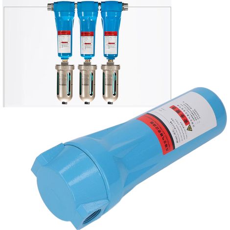 Filtre à trois étages Hainos QPS pour compresseurs d'air, sécheurs frigorifiques, élimination de l'huile et de l'eau, réservoirs d'air, dépoussiéreur Q-grade 015. (1/5)