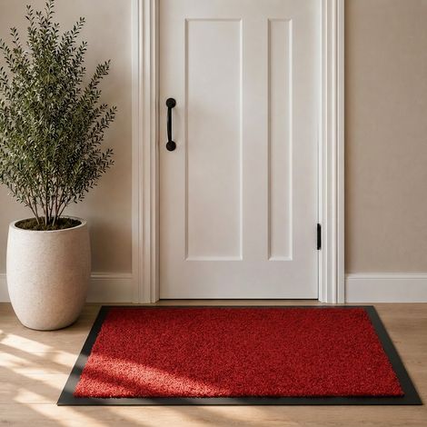 Tapis absorbant Twister 90x150cm rouge