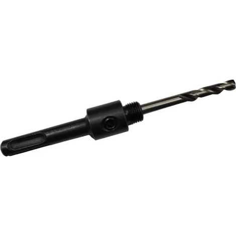Werkzeughalter mit SDS+ Pilotbohrer für Durchmesser von 14 bis 30 mm.