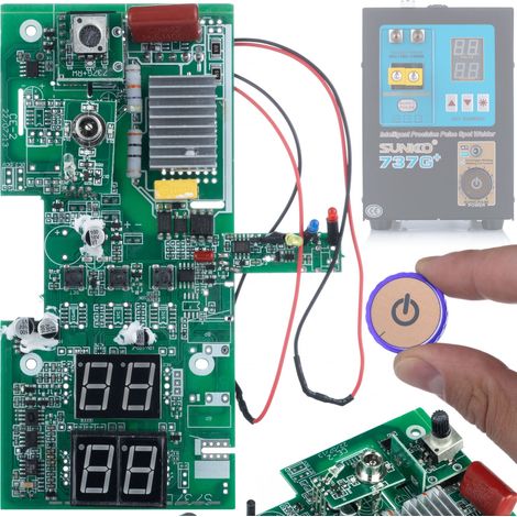 Scheda Madre di Ricambio per Saldatrice Sunkko 737G – Compatibile con Modello 220V  Alta Qualità e Prestazioni  Facile Sostituzione