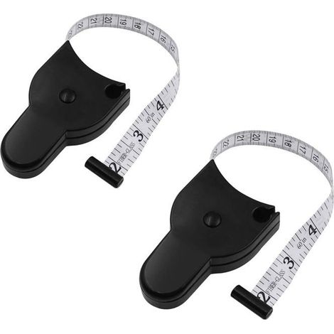 Lot de 2 mètres ruban télescopiques automatiques, mètre ruban de 150 cm, goupille de verrouillage et (1/5)