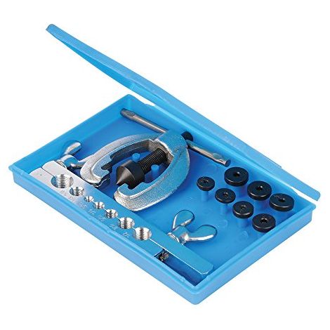 Silverline 633545 Kit Attrezzi Borda Tubi, 9 Pezzi, per tubi di rame ed alluminio morbide (1/4)