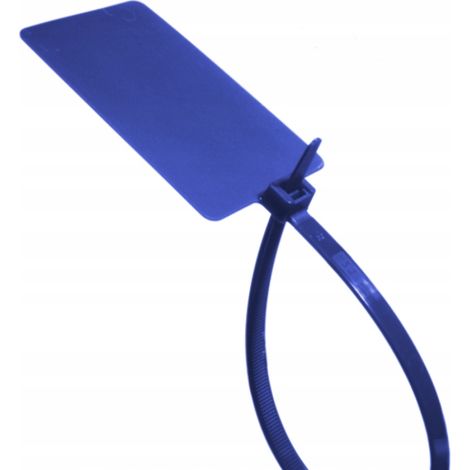 GTI Kabelbinder mit Beschriftungsschild für Niederspannungskabel 280x7,5 mm, blau, 10 Stück (1/5)