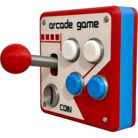 Lichtschalterabdeckungen 3D-Gedruckte Lustige Joystick-Aufkleber Home-Rocker-Wandplatten-Schutz für Zuhause Küche Wohnzimmer Schlafzimmer Bad Hotel Kinderzimmer Flur Geburtstag (1/5)