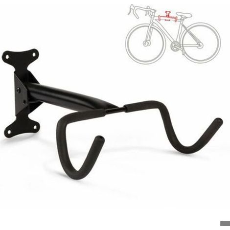 Râtelier vélo mural métal pour 1 vélo – Dimensions H32,5 x L28,5 x P9 cm – Charge maximale 15 kg – Installation facile pour (1/5)